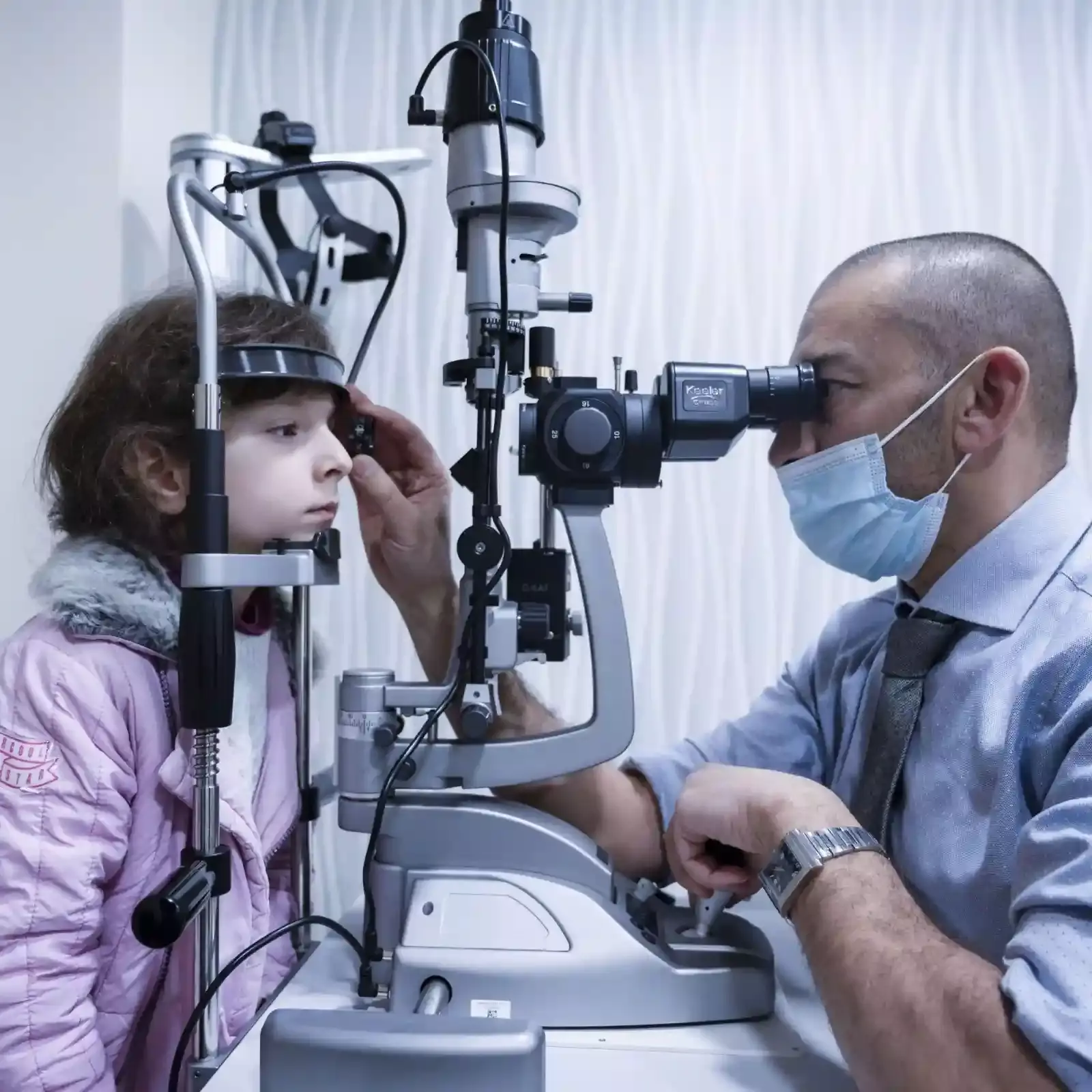 Consulting clinic for pediatric ophthalmology.